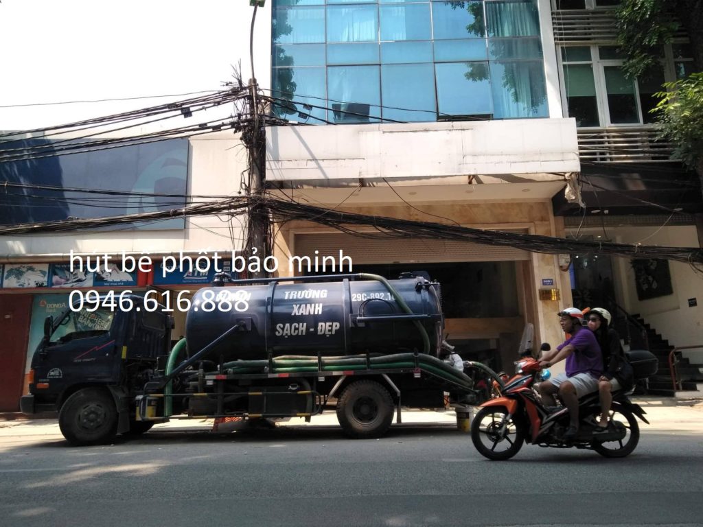 xe thông tắc cống tại gia lâm