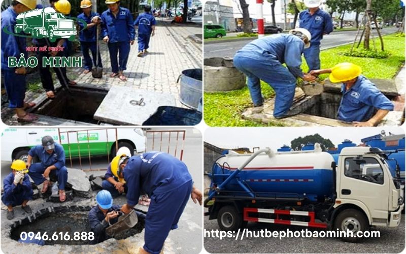 Hút bể phốt lừa đảo