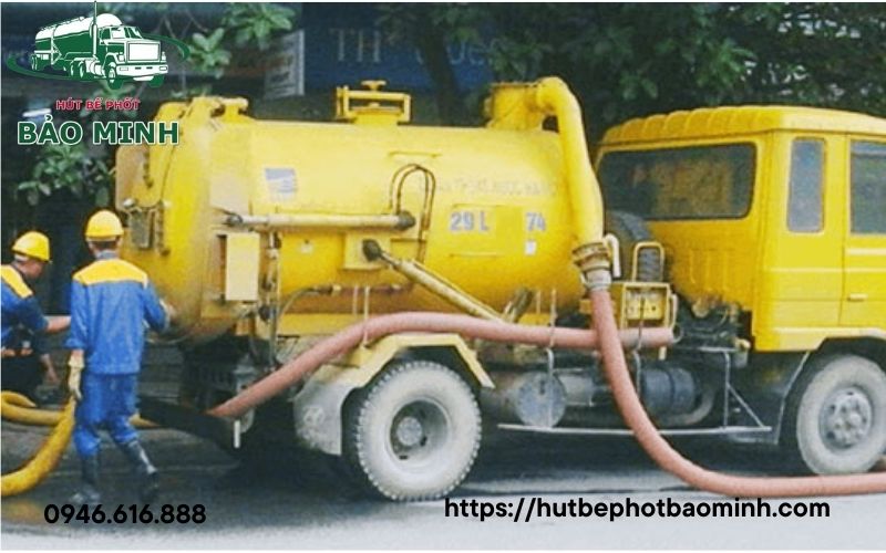 Công nghệ hút bể phốt tại Thái Bình