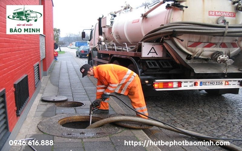 Dịch vụ hút bể phốt tại Huyện Phúc Yên