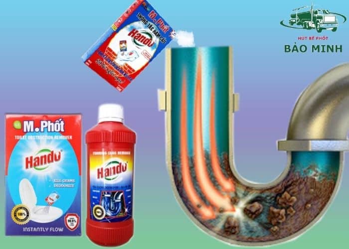 dung dịch thông cống