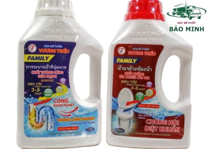 dung dịch thông cống