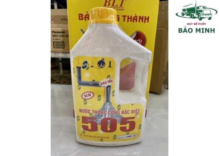 dung dịch thông cống