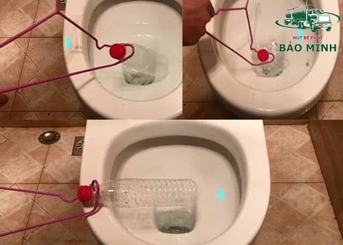 thông bồn cầu tắc