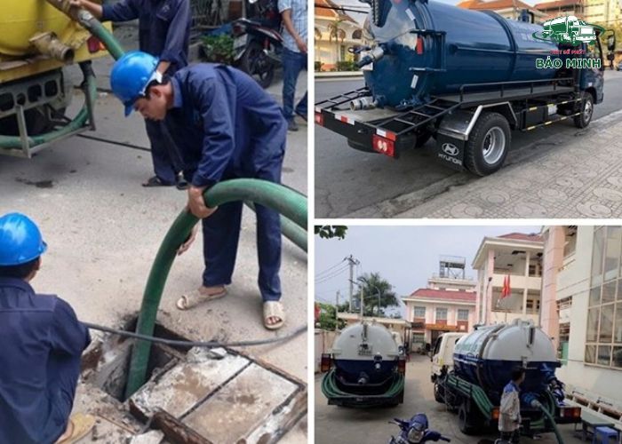 Quy trình hút bể phốt tại Thuận Thành