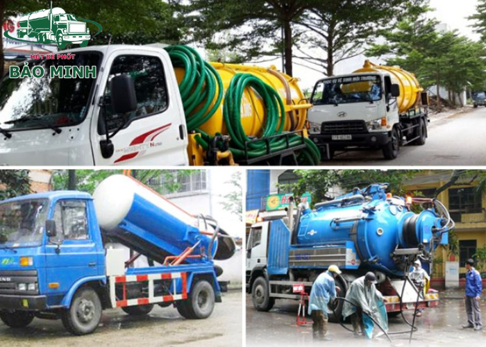 Dịch vụ hút bể phốt Hà Nam uy tín, phí thấp