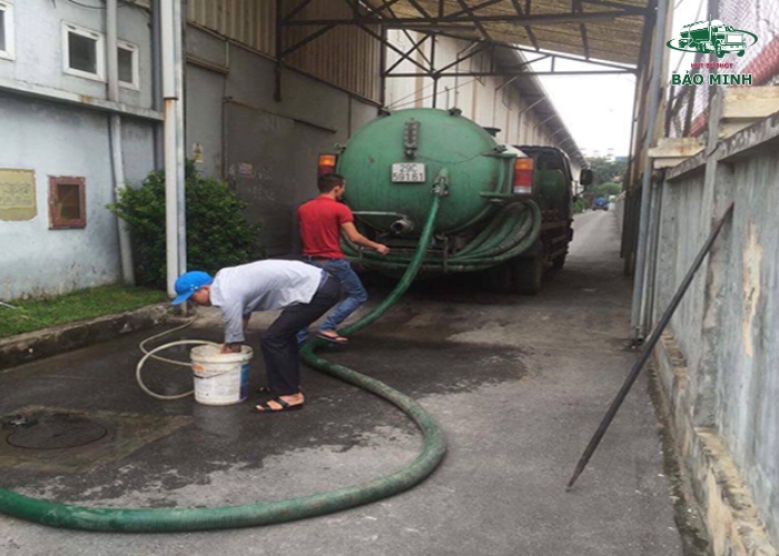 Quy trình dịch vụ hút bể phốt tại nhà