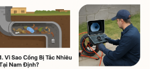 thông tắc cống bằng camera nội soi đường ống nam định
