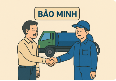 hoàn thành dv hút bể phốt tại bắc ninh