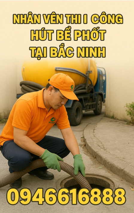 THI CÔNG HÚT BỂ PHỐT TẠI BẮC NINH UY TÍN
