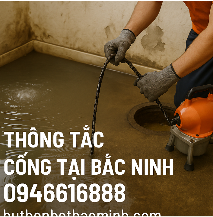 thông tắc cống tại bắc ninh uy tín