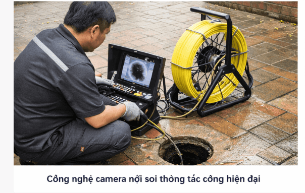 camer nội soi hỗ trợ thông tắcc ống tại văn miếu
