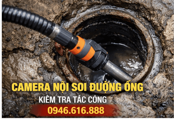 camera nội soi kiểm tra đường ống ống tắc