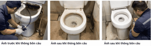 hiệu quỉa của thông bồn cầu