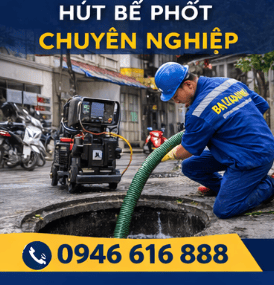 hút bể phốt chuyên nghiệp