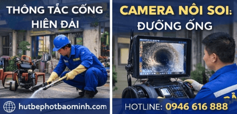 hút bể phốt sử dụng công cụ chuyên nghiệp