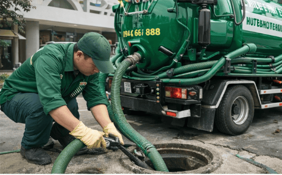 thi công hút bể phốt tại phường hai bà trưng