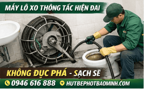 thông tắc bôpnf cầu bằng máy chuyên dụng