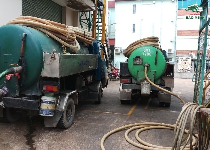 Hút hầm mỡ nhà hàng Bắc Ninh