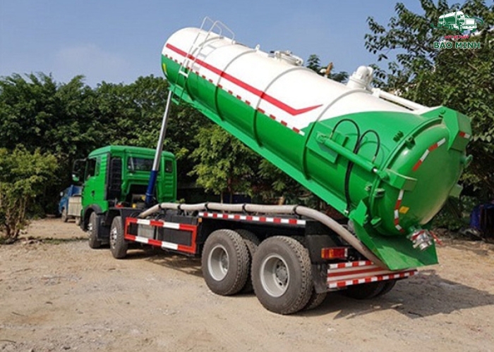 Kích thước xe hút bể phốt vào được ngõ nhỏ