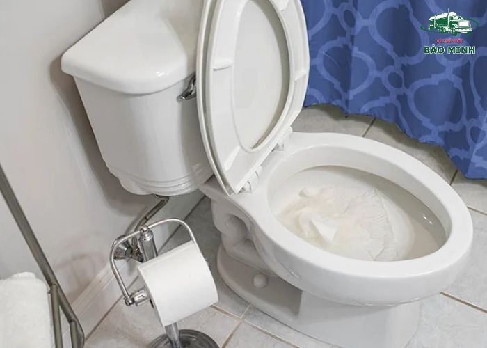 Dấu hiệu bồn cầu bị tắc (5)