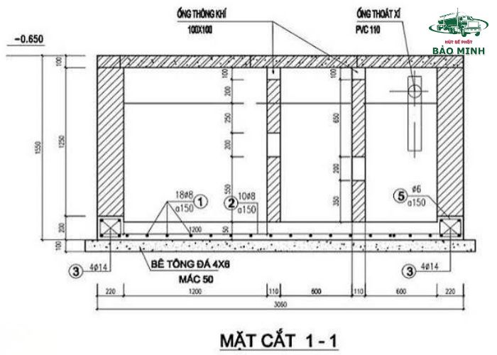 Sơ đồ bể phốt tự hoại (3)