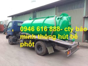 hút bể phốt , hút bể biogas tại thái bình
