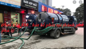 dv hút bể phốt tại phủ lý