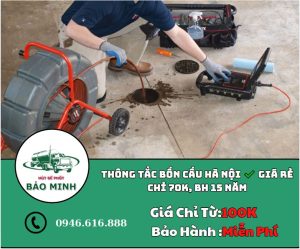 thông tắc bồn cầu hà nội