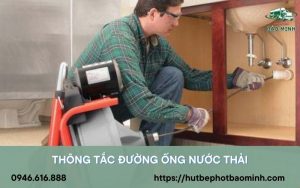 Thông tắc đường ống nước thải