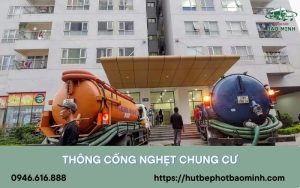 thông cống nghẹt chung cư