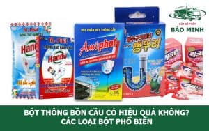 Bột thông bồn cầu có hiệu quả không?