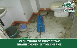 Cách thông bể phốt bị tắc