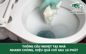 Thông cầu nghẹt tại nhà