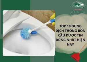 dung dịch thông bồn cầu