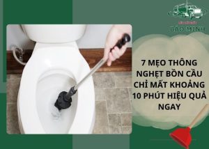 nghẹt bồn cầu