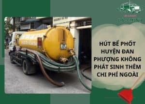 Hút bể phốt huyện Đan Phượng