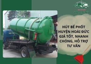 Hút bể phốt huyện Hoài Đức
