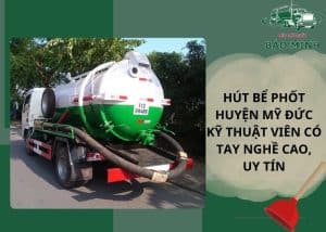 Hút bể phốt huyện Mỹ Đức