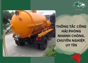 Thông tắc cống Hải Phòng