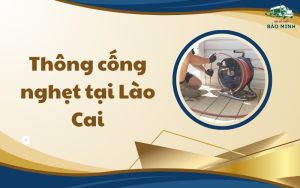 Thông cống nghẹt tại Lào Cai