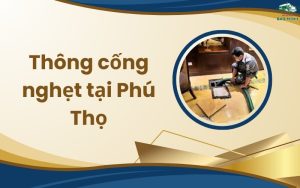 Thông cống nghẹt tại Phú Thọ