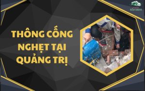 Thông cống nghẹt tại Quảng Trị
