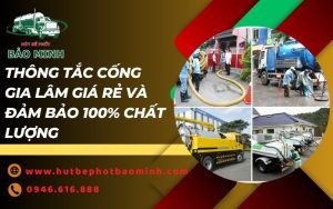 thông tắc cống gia lâm
