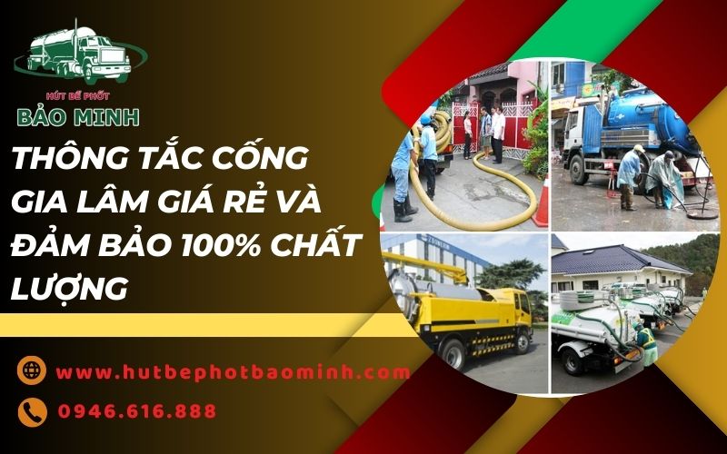 thông tắc cống gia lâm