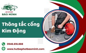 thông tắc cống kim động