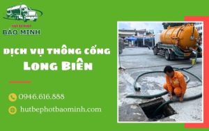 dịch vụ thông cống Long Biên