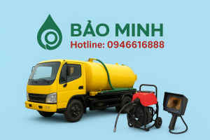 hút bể phốt bảominh