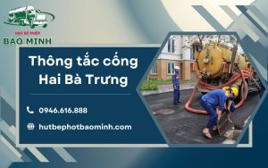 thông tắc cống Hai Bà Trưng
