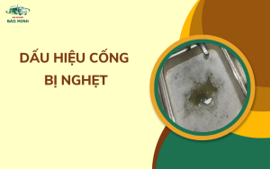 Dấu hiệu cống bị nghẹt (1)